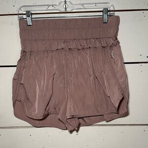 Free People Movement The Way Home Women's Mauve Shorts XL